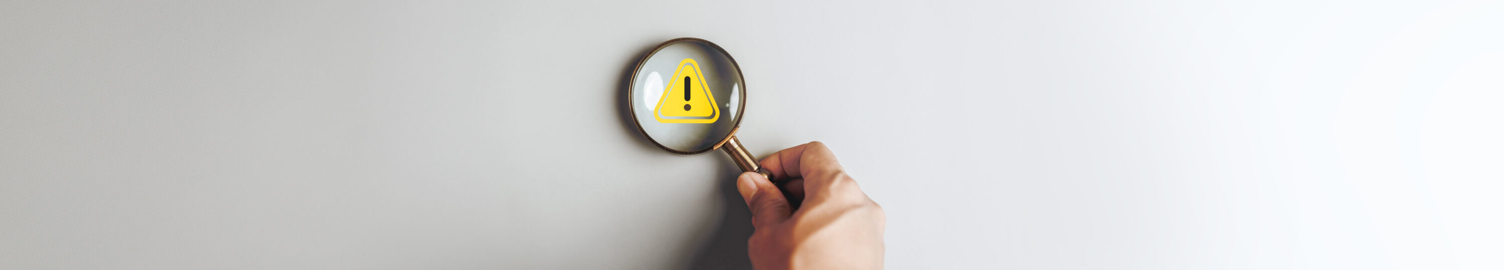 System,Warning,Caution,Sign,Inside,Magnifier,For,Notification,Error,And